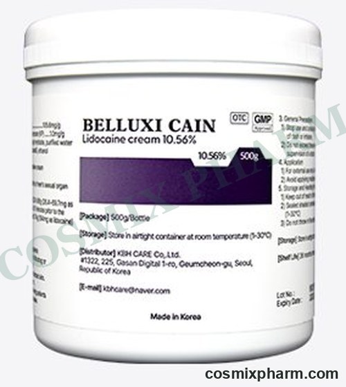 Belluxi Cain: Topical anaesthetic cream