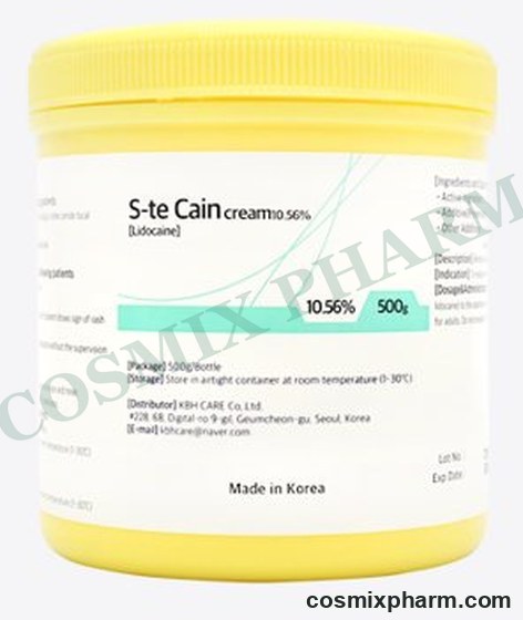 S-te Cain: Topical anaesthetic cream